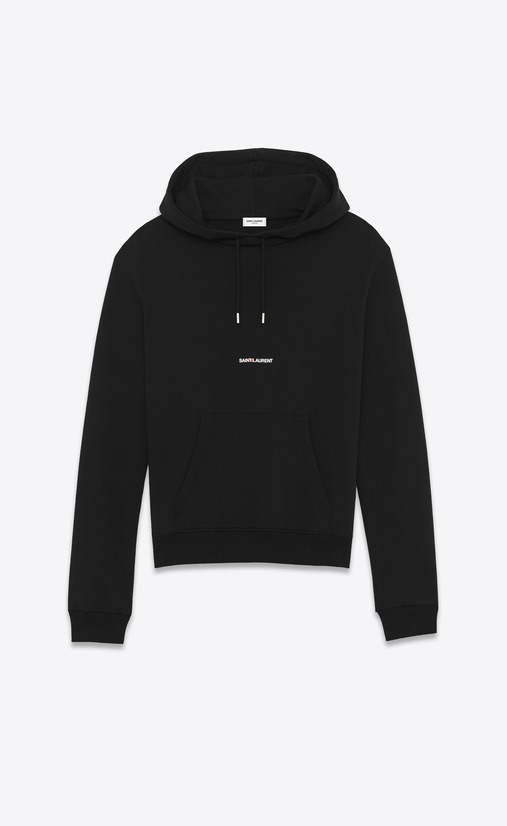 WOMEN AND MEN - Saint laurent logo hoodie